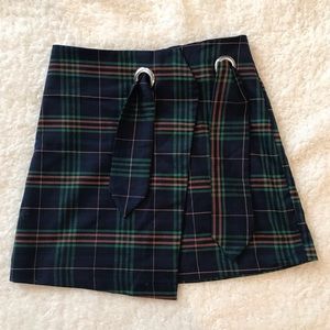 Wild fable plaid mini skirt